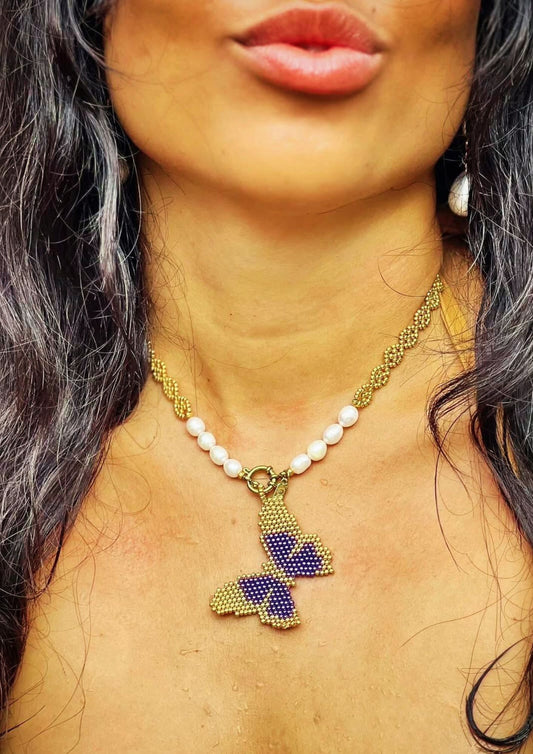 Tour de cou AUDREY + Pendentif PIYALO II